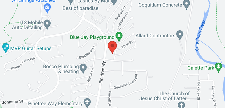 map of 1606 BLUE JAY PLACE